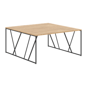 Двойной стол LOFTIS Дуб Бофорд  LWST 1516 (1560х1606х750) в Южно-Сахалинске