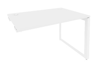 Стол приставка O.MO-SPR-3.8 Белый/Белый бриллиант в Южно-Сахалинске