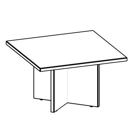 Конференц-стол ТСТ 1212 Z (1200x1200x750) в Южно-Сахалинске - изображение