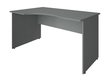 Угловой стол А.СА-2Л 1400х900х755 мм. Серый в Южно-Сахалинске