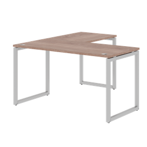 Письменный стол угловой правый XTEN-Q Дуб-сонома- серебро XQCT 1415 (R) (1400х1500х750) в Южно-Сахалинске