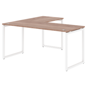 Письменный стол угловой правый XTEN-Q Дуб-сонома-белый XQCT 1615 (R) (1600х1500х750) в Южно-Сахалинске