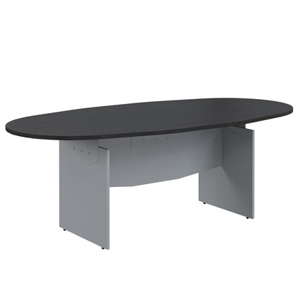 Конференц-стол для переговоров Offix-NEW OST 2211 2200x1100x750 Легно темный/Металлик в Южно-Сахалинске - изображение