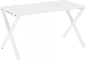 Письменный стол Loft VR.L-SRX-3.7, Белый Бриллиант/Белый металл в Южно-Сахалинске