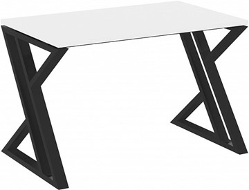 Письменный стол Loft VR.L-SRZ-2.7, Белый Бриллиант/Черный металл в Южно-Сахалинске