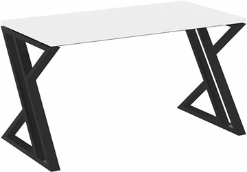 Письменный стол Loft VR.L-SRZ-3.7, Белый Бриллиант/Черный металл в Южно-Сахалинске