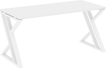Письменный стол Loft VR.L-SRZ-4.7, Белый Бриллиант/Белый металл в Южно-Сахалинске