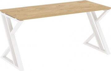 Письменный стол Loft VR.L-SRZ-4.7, Тиквуд светлый/Белый металл в Южно-Сахалинске