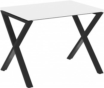 Письменный стол Loft VR.L-SRX-1.7, Белый Бриллиант/Черный металл в Южно-Сахалинске