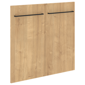 Дверь глухая двойная низкая LOFTIS Дуб Бофорд LLD 40-2 (790х18х734) в Южно-Сахалинске