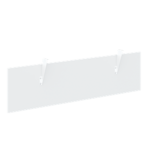 Фронтальная подвесная панель FORTA Белый-Белый-Бук FDST 1540 (1580х18х404) в Южно-Сахалинске