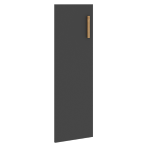 Средняя дверь для шкафа левая FORTA Черный Графит FMD40-1(L) (396х18х1164) в Южно-Сахалинске