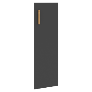 Дверь для шкафа средняя правая FORTA Черный Графит FMD40-1(R) (396х18х1164) в Южно-Сахалинске