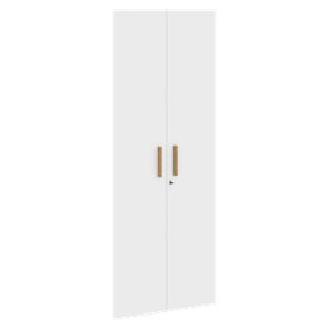 Двери для шкафов высокие с замком FORTA Белый FHD 40-2(Z)  (794х18х1932) в Южно-Сахалинске