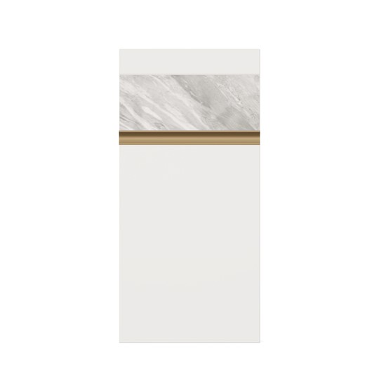Декоративный щит Айла ЛД 688.060.000, Белый/Статуарио, исполнение 1 в Южно-Сахалинске - изображение 1