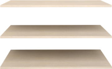 Комплект полок к шкафу 2-х дверному (4 шт) Сиена, Бодега белый / патина золото в Южно-Сахалинске