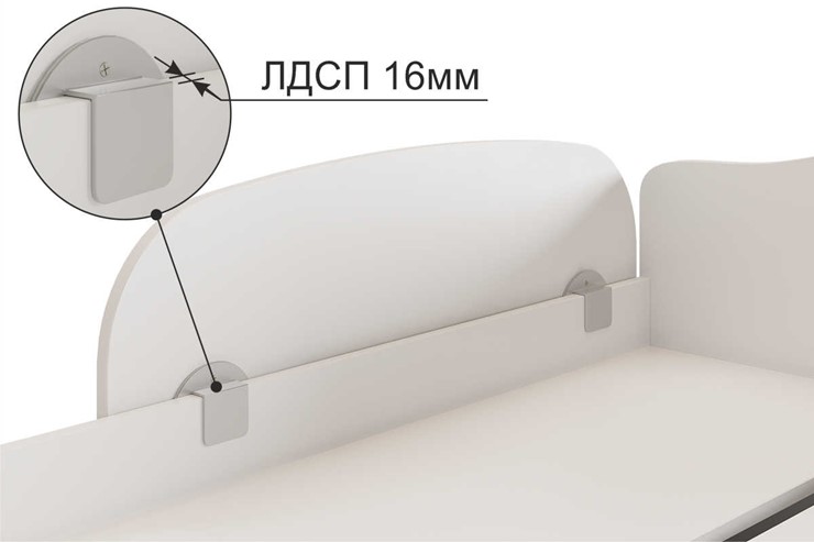 Ограничитель для кровати Белый (XYZ-123.0133) в Южно-Сахалинске - изображение 2