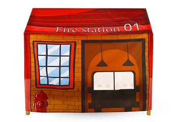 Игровая накидка для кровати-домика Svogen «Пожарная станция» в Южно-Сахалинске - предосмотр