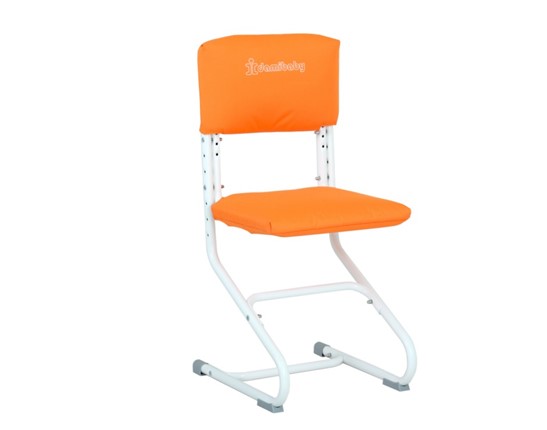Комплект чехлов на сиденье и спинку стула СУТ.01.040-01 Оранжевый, ткань Оксфорд в Южно-Сахалинске - изображение