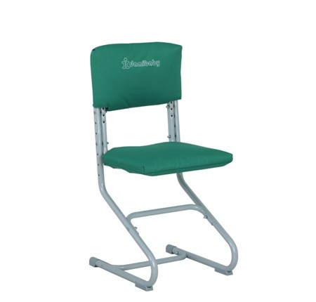 Набор чехлов на сиденье и спинку стула СУТ.01.040-01 Зеленый, ткань Оксфорд в Южно-Сахалинске - изображение