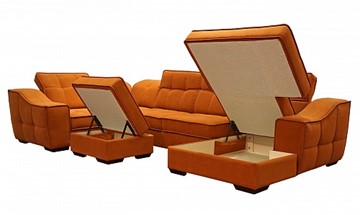 Угловой диван N-11-M (П1+ПС+УС+Д2+Д5+П1) в Южно-Сахалинске - предосмотр 2