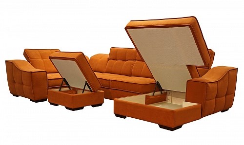 Угловой диван N-11-M (П1+ПС+УС+Д2+Д5+П1) в Южно-Сахалинске - изображение 2