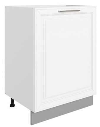 Шкаф рабочий Мишель L600 (1 дв. гл.) эмаль (белый/белый) в Южно-Сахалинске - изображение