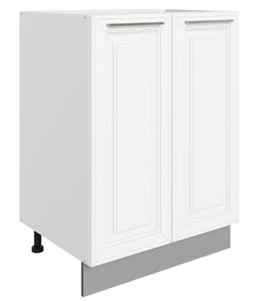 Шкаф рабочий Мишель L600 (2 дв. гл.) эмаль (белый/белый) в Южно-Сахалинске - изображение