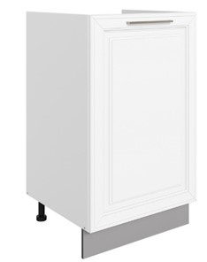 Шкаф рабочий Мишель под мойку L500 (1 дв. гл.) эмаль (белый/белый) в Южно-Сахалинске