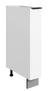 Тумба Стоун L150 (1 дв.гл.) (белый/джелато софттач) в Южно-Сахалинске