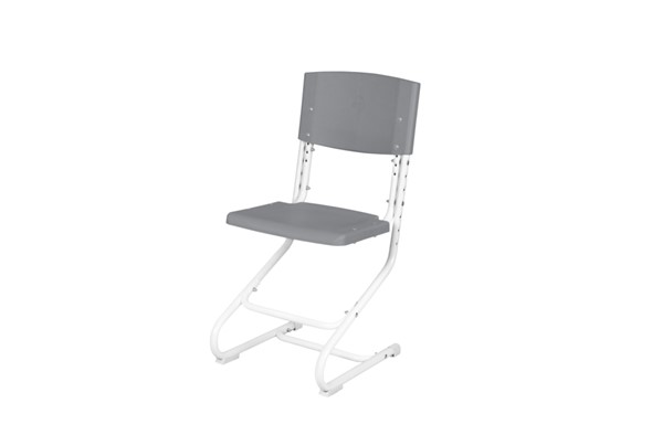 Детский стул СУТ.02 Пластик (рост от 115 см), Серый в Южно-Сахалинске - изображение