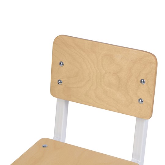 Детский стул POLINI Kids City S Ученик, 2 гр. Белый-дуб пастельный в Южно-Сахалинске - изображение 4