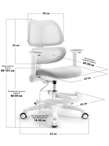 Детское растущее кресло Dream Air Y-607 G в Южно-Сахалинске - предосмотр 2