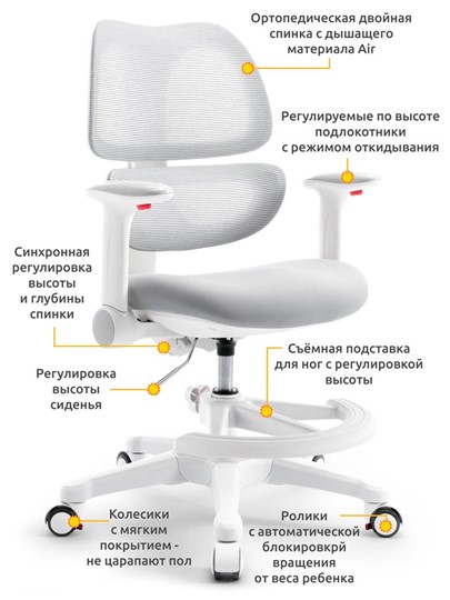 Детское растущее кресло Dream Air Y-607 G в Южно-Сахалинске - изображение 1