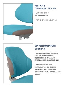 Детское кресло Holto-4F голубое в Южно-Сахалинске - предосмотр 7