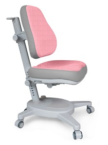 Растущее кресло Mealux Onyx (Y-110) G + DPG  - серое + чехол розовый с серыми вставками в Южно-Сахалинске