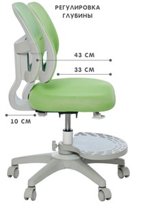 Растущее кресло Holto-22 зеленое в Южно-Сахалинске - предосмотр 3