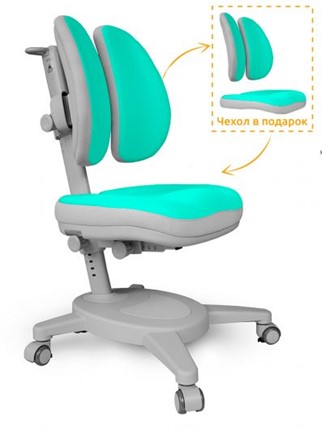 Растущее кресло Mealux Onyx Duo, Бирюзовый в Южно-Сахалинске - изображение