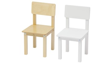 Стул для комплекта  детской мебели POLINI Kids Simple 105 S Белый в Южно-Сахалинске - предосмотр 3