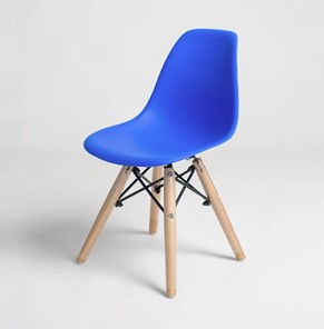 Детский стульчик DSL 110 K Wood (синий) в Южно-Сахалинске - предосмотр