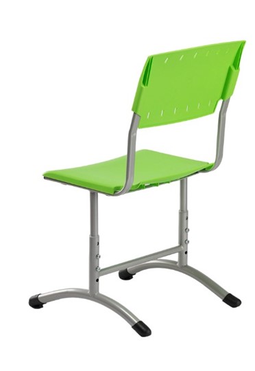 Детский стул регулируемый Отличник.3 3-5, Салатовый RAL 6038/Светло-серый в Южно-Сахалинске - изображение 1