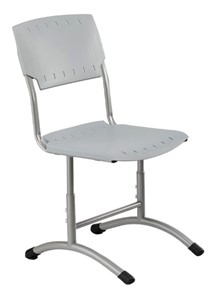Детский стул регулируемый Отличник.3 3-5, Серый RAL 7040/Светло-серый в Южно-Сахалинске - предосмотр