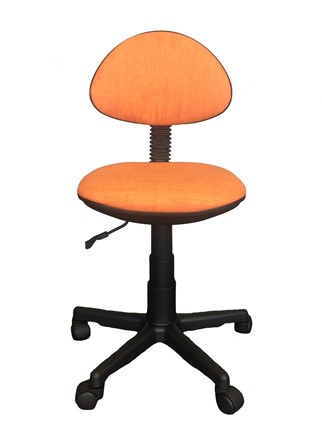 Детское крутящееся кресло LB-C 02, цвет оранжевый в Южно-Сахалинске - изображение