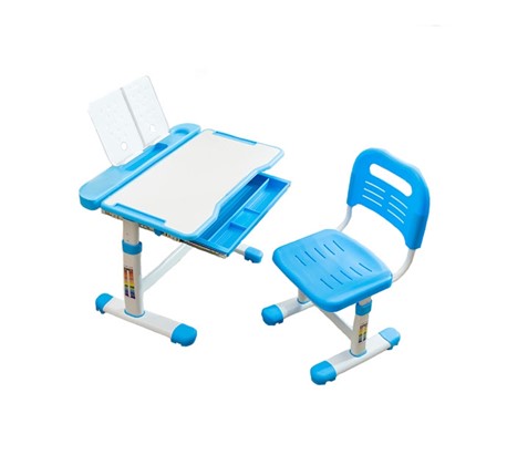 Растущая парта + стул Vanda blue в Южно-Сахалинске - изображение