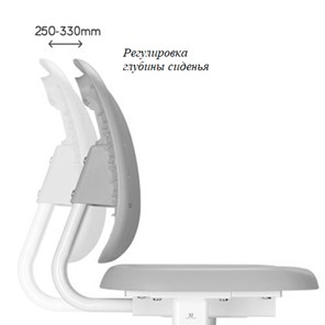 Растущий стол и стул Piccolino III Grey в Южно-Сахалинске - предосмотр 1