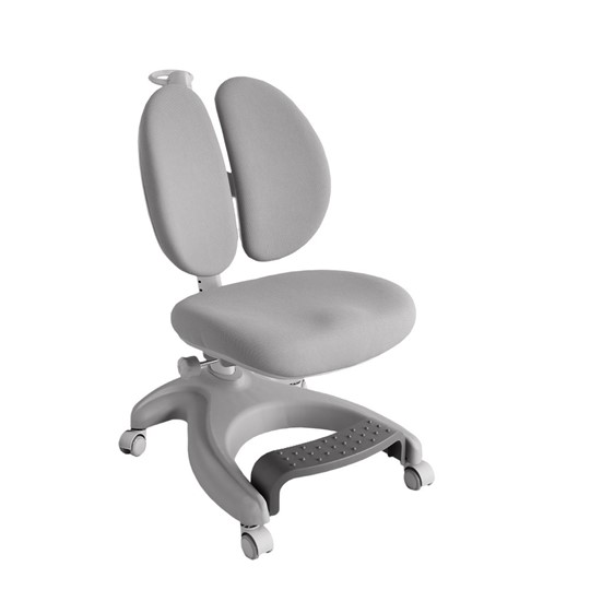 Комплект парта + кресло Nerine Grey +  Solerte Grey + чехол для кресла в подарок! в Южно-Сахалинске - изображение 4