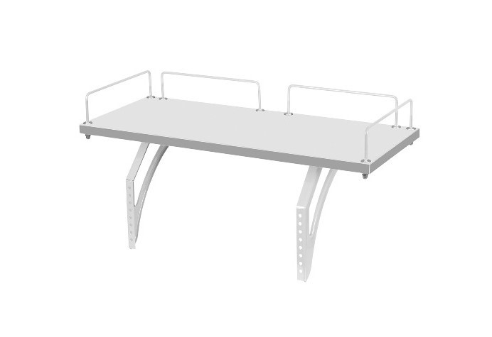 Растущий стол 1/75-40 (СУТ.25) + Polka_z 1/600 + Polka_zz 1/600 белый/серый/аквамарин в Южно-Сахалинске - изображение 1