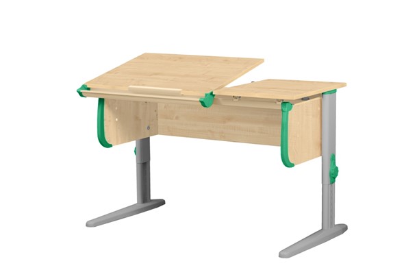 Растущий стол 1/75-40 (СУТ.25) Бежевый/Серый/Зеленый в Южно-Сахалинске - изображение