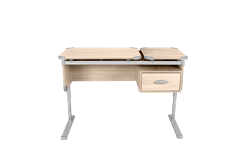 Детский стол-трансформер 2/70-40 (СУТ.29) + Tumba 2  бежевый/серый/серый в Южно-Сахалинске