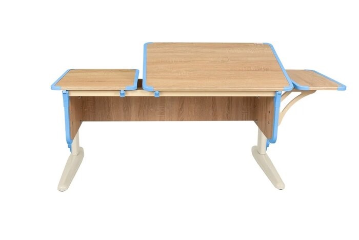 Детский стол-трансформер 4/75-40 (СУТ.42)  + Polka_b 4/550 Дуб сонома/бежевый/ниагара в Южно-Сахалинске - изображение 4